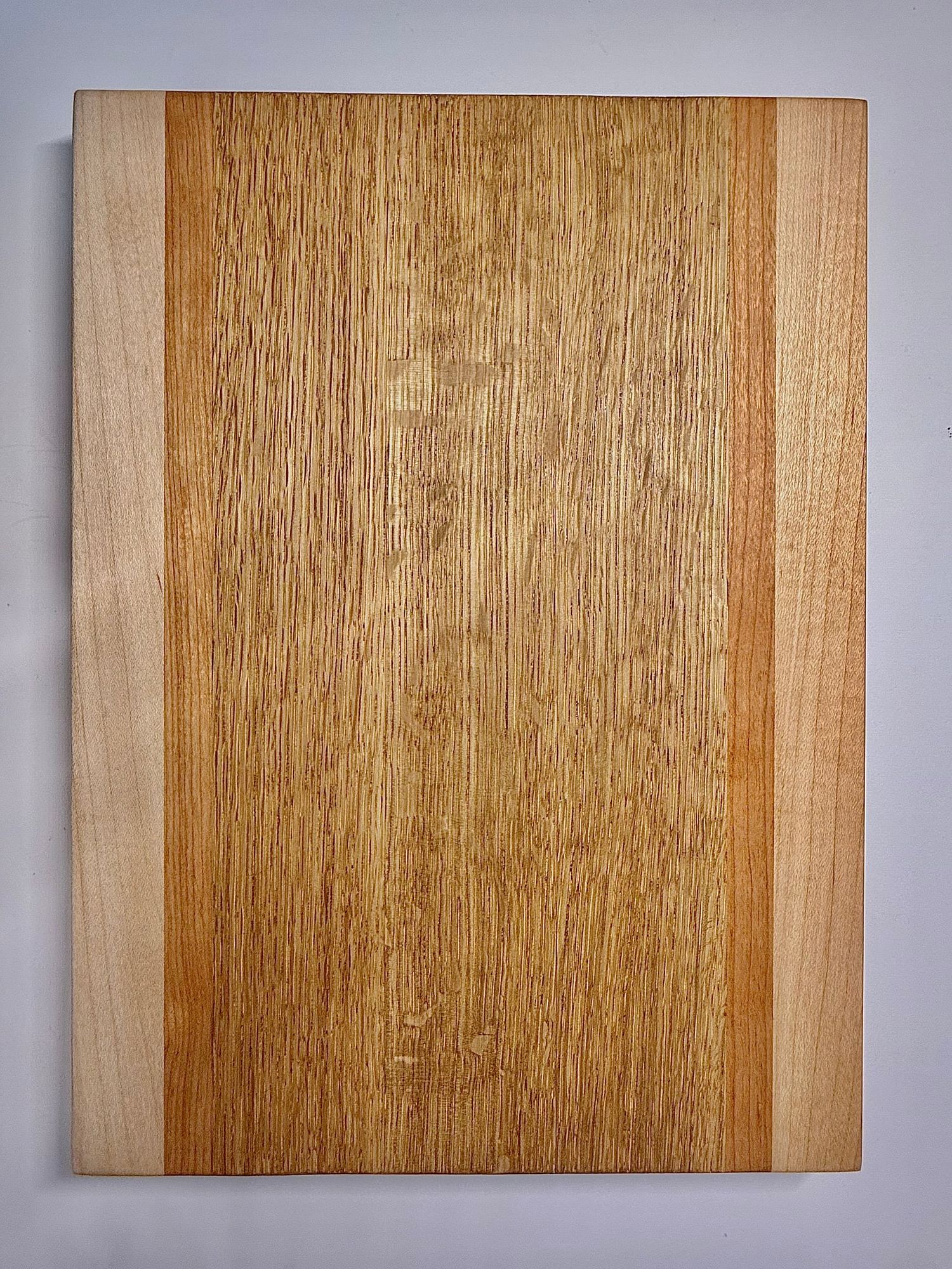 Maple, Cherry & White Oak Edge Grain Cutting Board