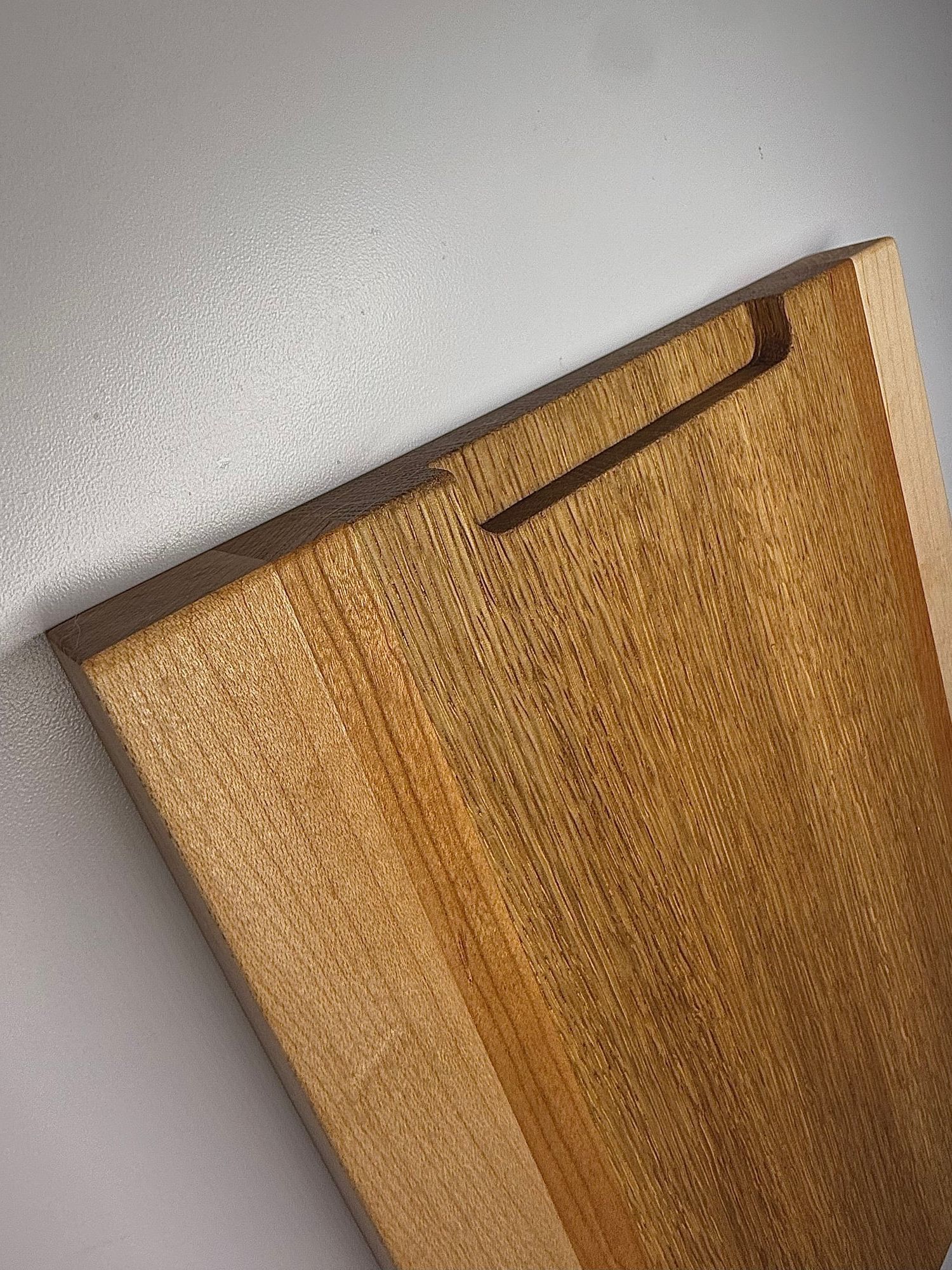 Maple, Cherry & White Oak Edge Grain Cutting Board